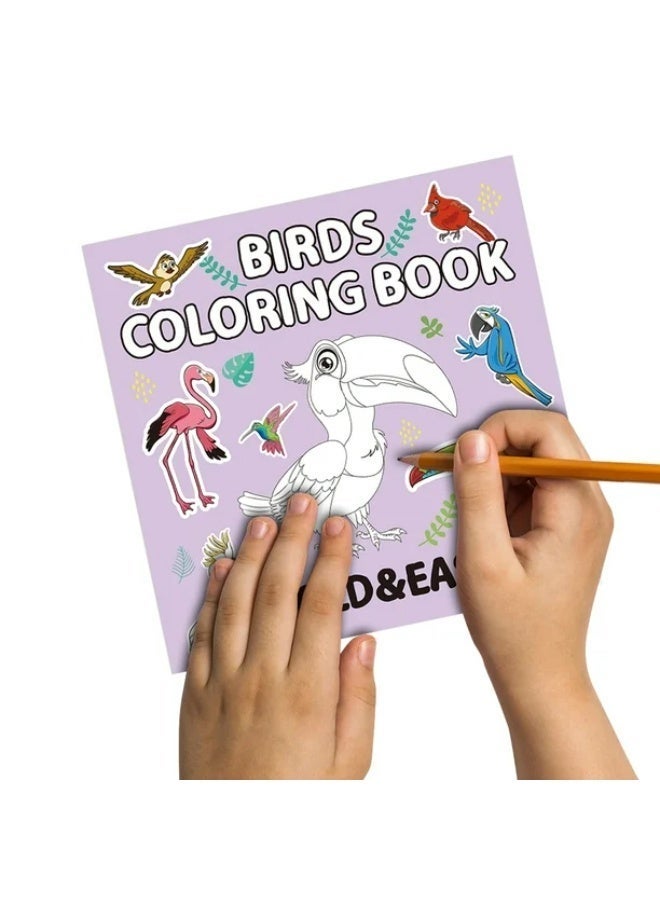 Capstro Bold & Easy Coloring Book for Kids – Cute, Simple Designs for Relaxing Creative Play | Large Illustration Art Book for Children – Cute Bird Theme - Image 4